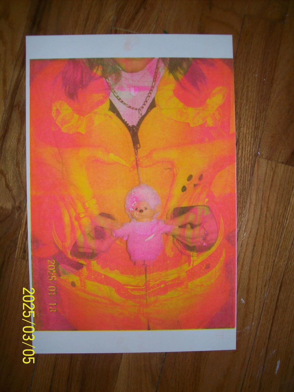 Monchichi Risograph Print