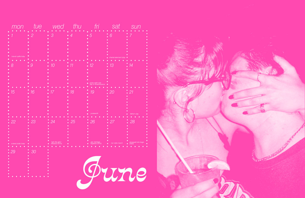 Lesbian Hands Calendar 2026