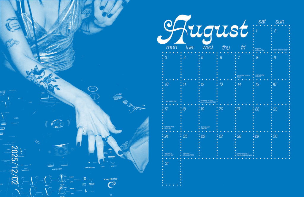 Lesbian Hands Calendar 2026